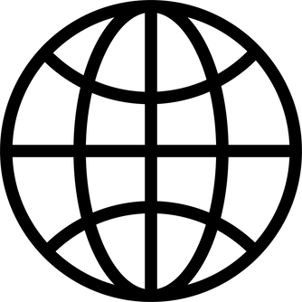 Minimalist icon for website symbol